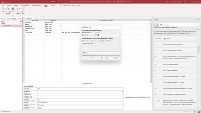 MS Access Tutorial - Lesson 9 - Custom Input Mask смотреть онлайн