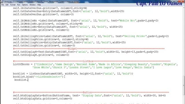 How to Create a Library Management System in Python - Full Tutorial смотреть онлайн