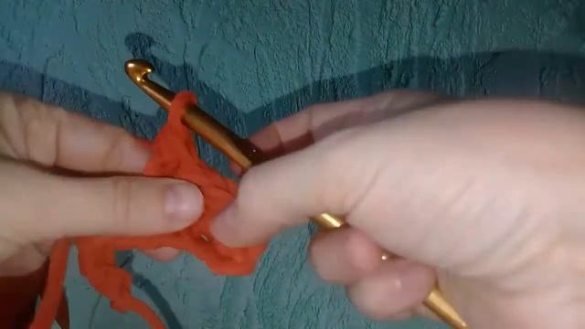 Вязание крючком. Столбики без накида, воздушные петли, петля подъема, поворотный ряд. смотреть онлайн