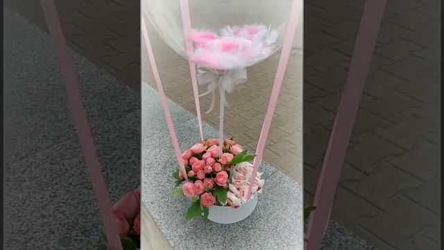 Букет цветов из шаром и рафаэлло смотреть онлайн