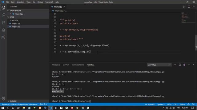 Yeni Başlayanlar İçin NumPy - Ders 2 - Veri Tipleri - Save(), Load() смотреть онлайн