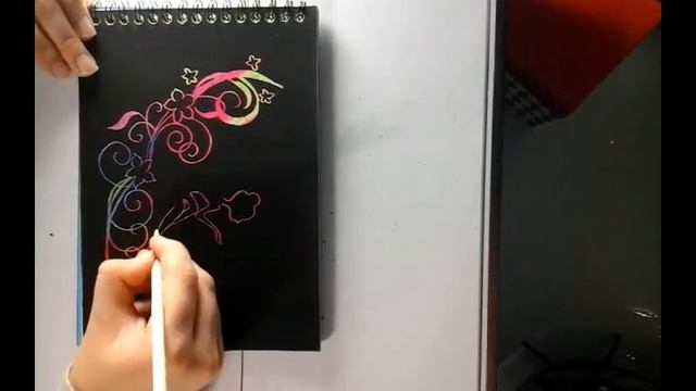 Блокнот "Гравюра" из Fix Price/красиво нарисовала фею/гравитаж/engrave смотреть онлайн