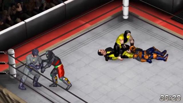 Fire Pro Wrestling World - Mortal Kombat vs. DC - Royal Rumble смотреть онлайн