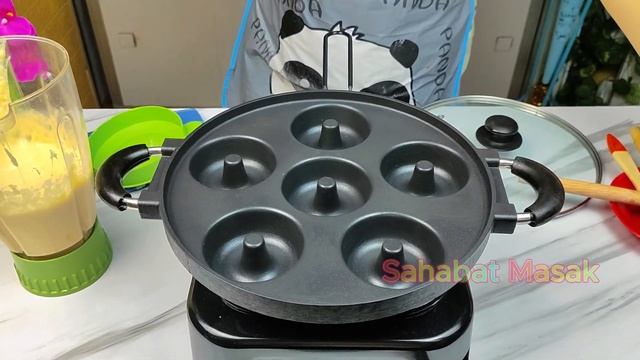 Cetakan KHUSUS Donat Cair : Kentang Sosis | Resep Pakai Blender Tanpa SP (Cetakan Happycall) Recipe смотреть онлайн