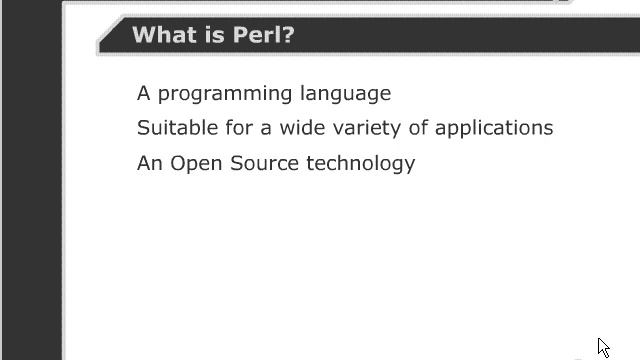 Perl Tutorials -Part 1- Welcome: what is Perl? смотреть онлайн