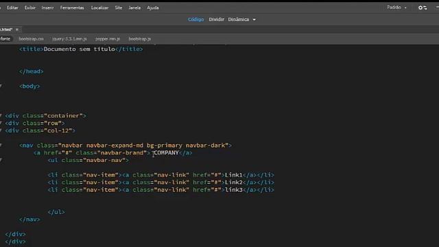 10 BOOTSTRAP - Navbar Simples смотреть онлайн