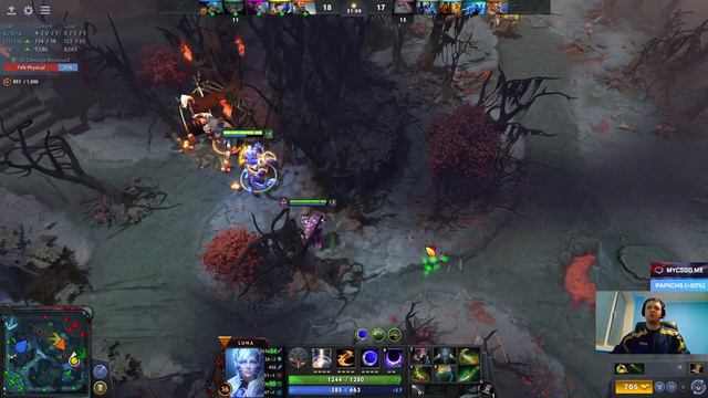 ПАПИЧ ТЕСТИТ НОВЫЙ ПАТЧ 7.23 В ДОТА 2 на ЛУНЕ! Где МОИ ИТЕМЫ? смотреть онлайн