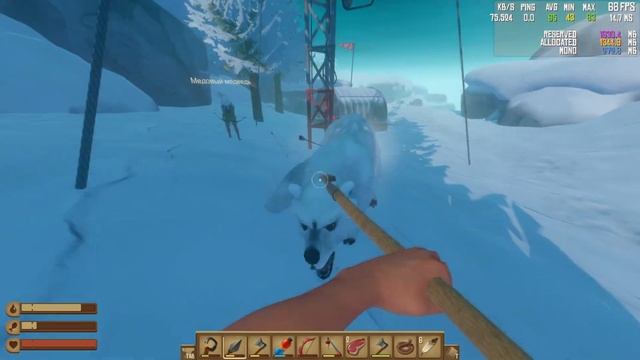 Прохождение игры Raft с другом | КАТАЕМСЯ НА СНЕГОХОДАХ!!! смотреть онлайн