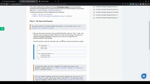 Step 4 - Node.js Package | Accepting the payment смотреть онлайн
