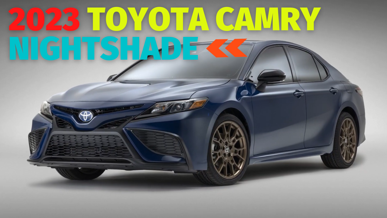 Презентация Тойота Камри 2023 Nightshade Edition смотреть онлайн