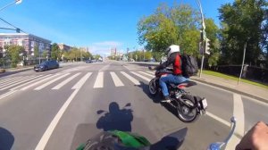 «взгляд с чоппера» обзор Kawasaki Z900