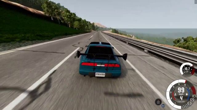 BeamNG.Drive Nissan 240SX Custom смотреть онлайн