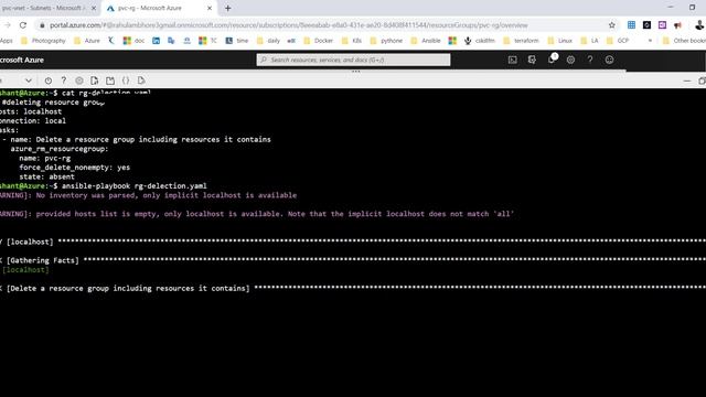 Ansible for Azure - lesson 05 - Deleting Azure Serouce Group using Ansible смотреть онлайн