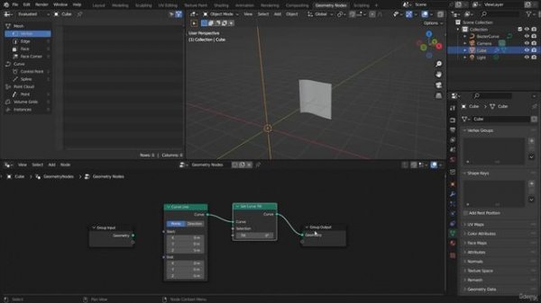 151 - Set Curve Tilt Node
