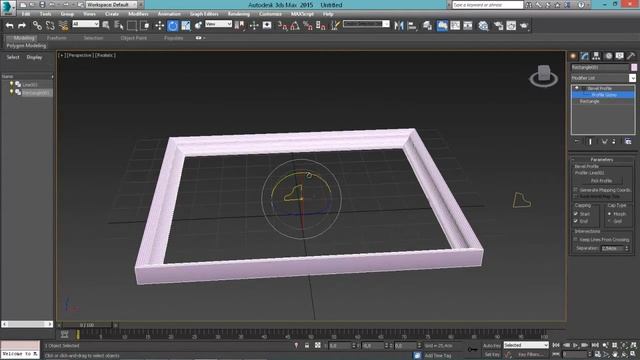 3ds Max для начинающих урок урок 17 ( модификатор Bevel Profile ) смотреть онлайн