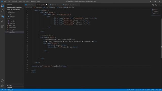 Create A Website Using HTML & CSS | Bangla Tutorial | CS Bangla смотреть онлайн