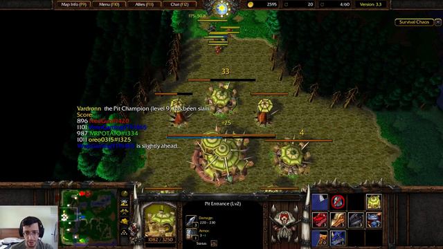 Warcraft 3 Reforged: Survival Chaos 3.3 #15 - Most Epic Match in a While! w/ Vimp (Saurok) смотреть онлайн