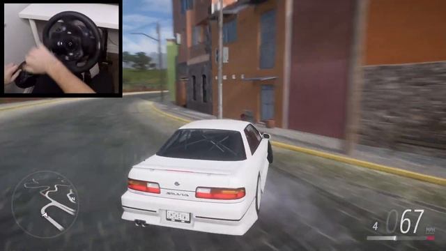 Forza Horizon 5 Drifting Nissan Silvia S13 (G920 Wheel + Shifter) смотреть онлайн