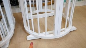 Овальная кроватка Ovalbed. Маятник VС полозья для укачивания