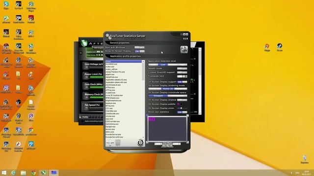 Как вывести мониторинг MSI Afterburner на экран . смотреть онлайн
