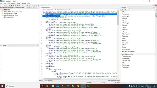 Create Report with Jaspersoft Studio смотреть онлайн