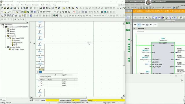 PLC S7-1500 Modbus TCP IP Full Tutorial