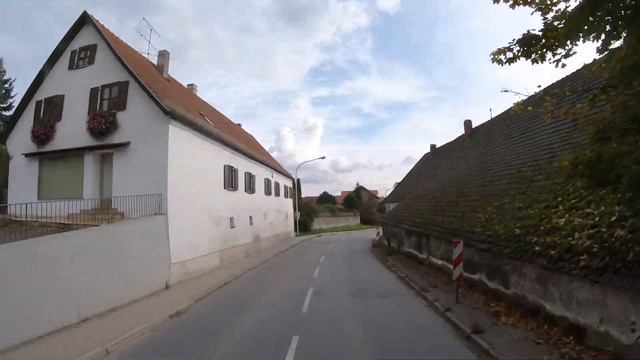 Германия. Деревни в Баварии: Oberneuhausen, Unterneuhausen, Weihmichl и др. Сельские дороги Германи