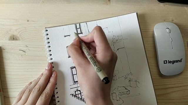 Рисуем кусочек Нью-Йорка. Акварельный скетчинг. смотреть онлайн