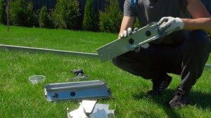 Металлический фундамент для теплицы | Триумф 3x6 | Монтаж фундамента | Завод Теплиц Гарант