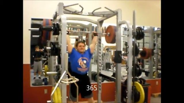 Zack McCarley Push Jerk 365x1 (2 sets) смотреть онлайн