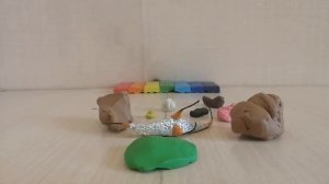 Как слепить тиранозавра из пластилина (часть 1)