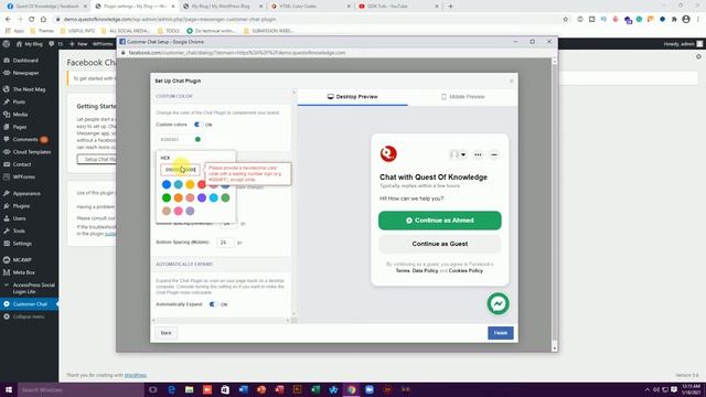 3 Steps to Add Facebook Messenger to your WordPress || Live Chat Messenger Plugin Integration смотреть онлайн