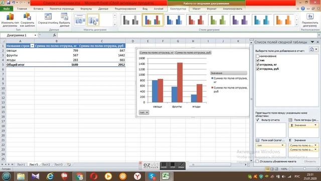 Сводная таблица. Что такое сводная таблица. Быстрый анализ большого массива данных. смотреть онлайн