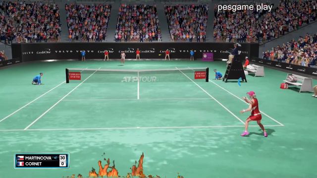TEREZA MARTINCOVA vs ALIZE CORNET 🏆 ⚽ roma open (10/05/2023) 🎮 gameplay on AO Open 2 смотреть онлайн