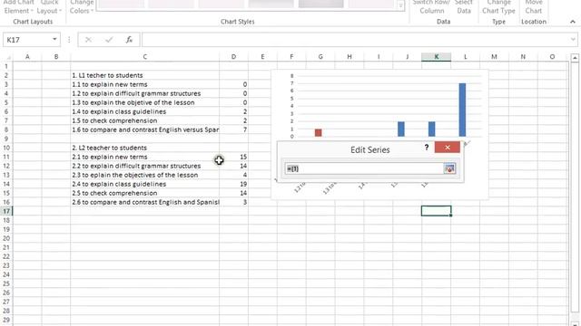 Excel 2013 Comparing two sets in the same graph смотреть онлайн