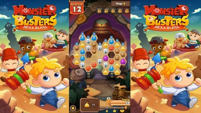 Monster Busters: Hexa Blast | HD | 60 FPS | Crazy Gameplays!!