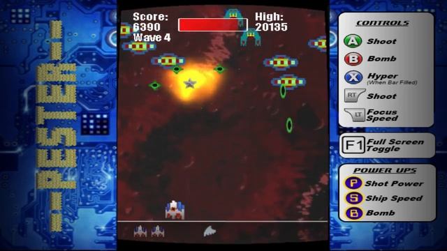 Pester: A pretty basic shmup with some muddy graphics смотреть онлайн