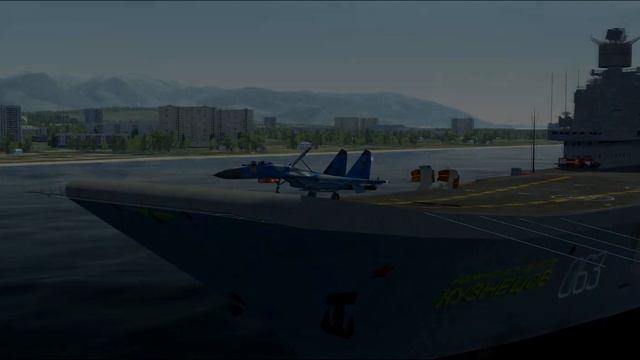 DCS: 4K UltraWide - Su 27 Carrier Landing - Су 27 Посадка на авианосец - 21:9 - 3840 x 1600p смотреть онлайн