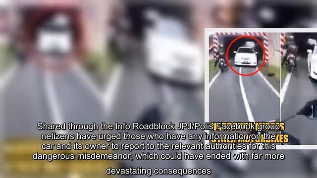 Caught on Camera: Toyota Vios Drives on Motorbike Lane, Causes Accident & Flees The Scene смотреть онлайн