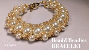 Браслет из бисера и бусин /  Bead&Beadies BRACELET / МК 1