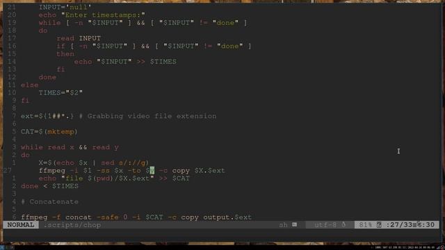 Automate Videos Cuts w/ FFmpeg смотреть онлайн