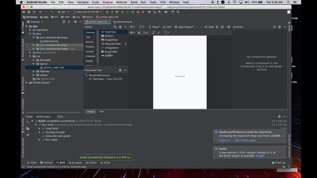 PentaDroid 02 - Android Studio Basics смотреть онлайн