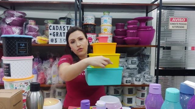 Abrindo Caixa Tupperware/ Semana 39/Vitrine 10.2021. смотреть онлайн
