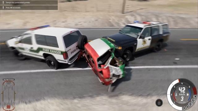 Perseguição Policial Mas é durante uma inundação EXTREMA 2 no Beamng Drive смотреть онлайн