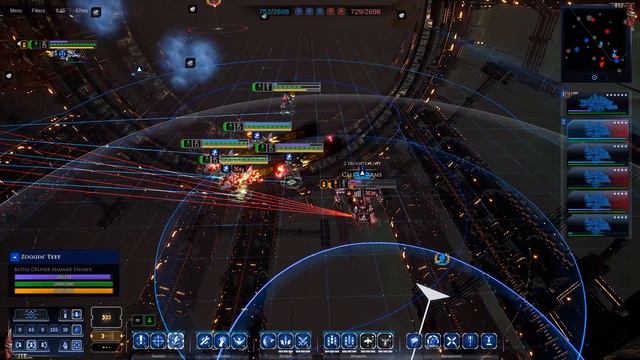 BATTLEFLEET GOTHIC ARMADA 2 | 'UMIE STYLE? - Ork Vs Chaos (Ranked 1v1)