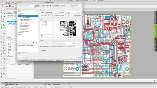 1-Click to Generate your CAM Data in EAGLE - Tutorial