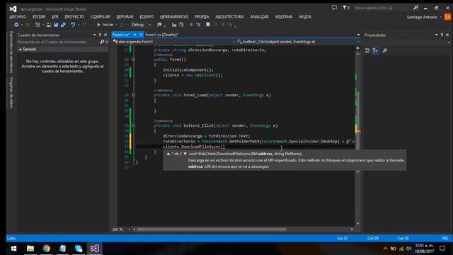 Descargando archivos c# WebClient / Download File c# webclient смотреть онлайн