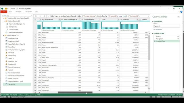 Power Query | Q1 - Part 3 | Power BI Full Course смотреть онлайн