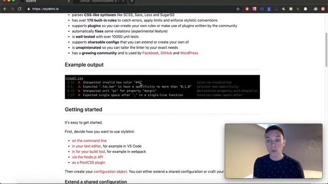 052: Stylelint смотреть онлайн