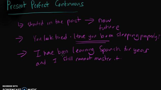 Present Perfect Continuous смотреть онлайн